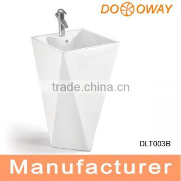 Ceramics Best Selling hand wash basin with pedestal for sale