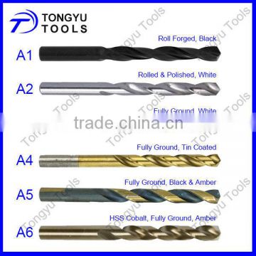 DIN338 HSS Twist Drill Bits For Metal Drilling