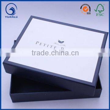 Custom cardboard printed clothing packaging box