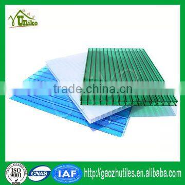 uv coating cheap anti-fog corrugated impact resistance hollow sheet wall panel