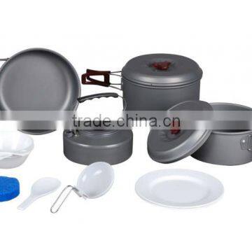 aluminium wholesale camping cookware sets