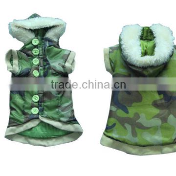 dog winter camo clothes pattern