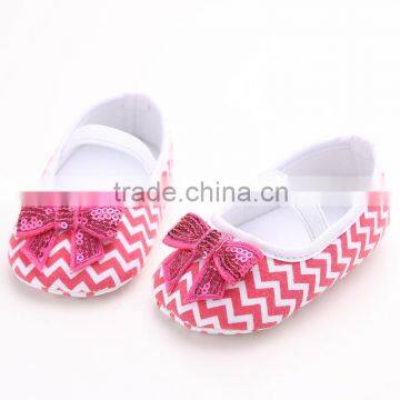 2016 Children Knitting Cloth Cute Bow Baby Dress Shoes