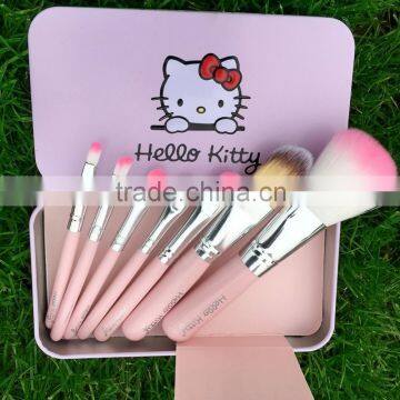 Hello Kitty Pink Lovely Makeup Cosmetic Brush Set for Women photo-3