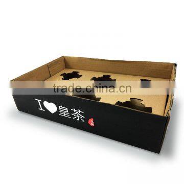 Disposable Six Cup Holder Take Away Coffee Paper Cup Holder