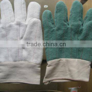 Working 100% Cotton Hotmill Gloves Heat Insulated Gloves Canvas Dotted Work Gloves Insulated Work Gloves Canvas Gloves