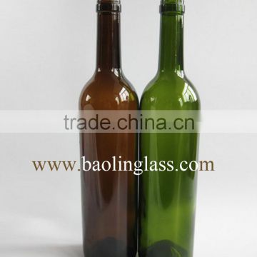 700ml green red wine glass bottle