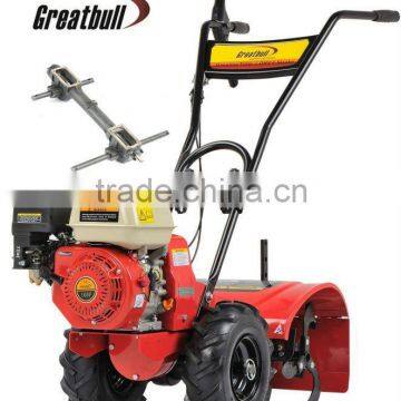 Double drive garden machine rotavator tiller