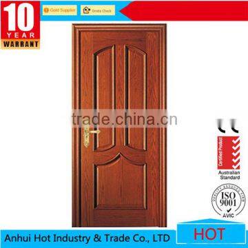 Solid Wooden Pattern French Doors Interior High Quality Wood Front Doors Soundproof Moisture-proof Solid Wooden Door