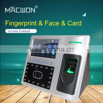 tcp/ip facial fingerprint recognition door access control system with GPRS WIFI function Optional