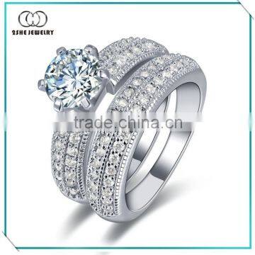 Factory wholesale silver women's wedding band