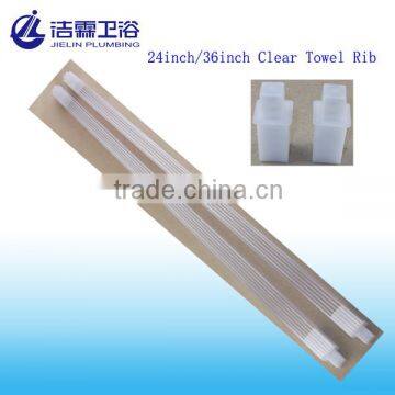 36" Plastic clear Towel bar