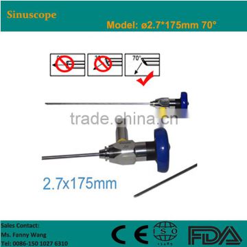 Stainless Sinuscope with Storz Stryker Olympus Wolf connector 2.7*175mm 70 degree