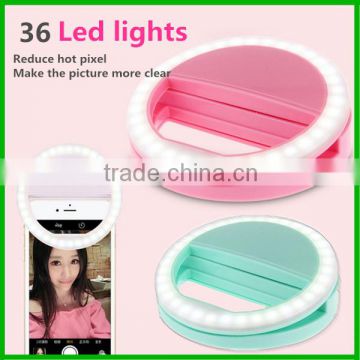 Mobile phone halos fill light selfie ring light