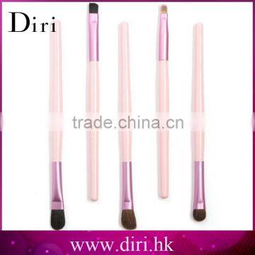 Shenzhen factory 5pcs Pink Color Cosmetic Brush Set