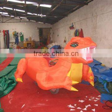 kids giant inflatable car/children ride inflatable car