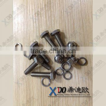 904L N08904 1.4539 stainless steel hex head bolts