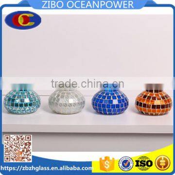 Glass jar Glass Candleholder mosaic shishahookah glass