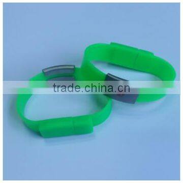 Silicone Bracelet USB Flash Drive With Engraved Coustom Logo photo-4