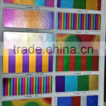 Pet laser holographic sequins film HY sequin film hongyuan sequin sequence film