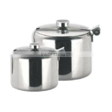 Sunnex stainless steel Sugar bowl with cover