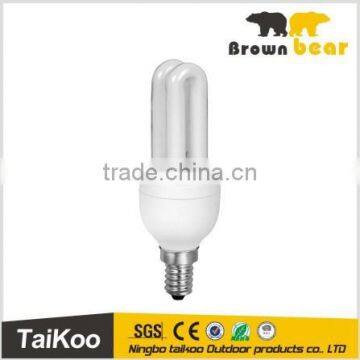 u shape energy saving bulb, CE verified bulb