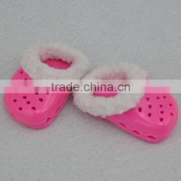 18 in pink PU american girl OEM doll shoes