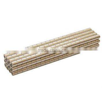Strong Small Cylinder Magnet Discs Plating With Color-Zinc photo-3