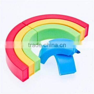 2017 New 4 in 1 Rainbow Highlighter Pen/ Maker Pen/fluorescent Pen/highlighter Pen Set/multi Colored Highlighter Pen photo-4