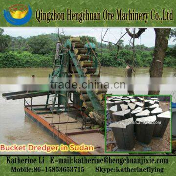 Extensive Used Bucket Chain Gold Mining Dredge