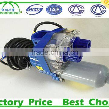 Greenhouse film electric roll up unit electric motor