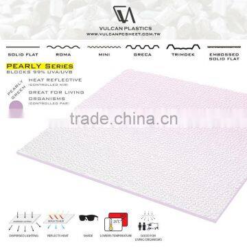 Polycarbonate Solid Flat sheet (Pearly GREEN)