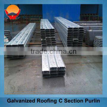 Steel structure building galvanized C purline