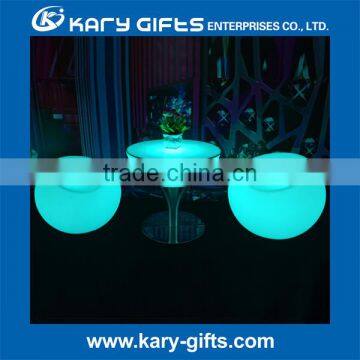 Restaurant Furniture Set Kids Table Led Night Club Glowing Chair photo-4