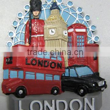 Polyresin custom london magnet