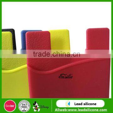 Universal Silicone Mobile Plone Card Holder,Silicone Card Pocket With 3M Stickers photo-4
