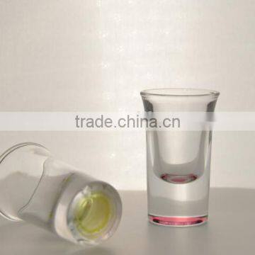 Anhui Factory FDA Inspection Wholesale Bottom Colored Wine Shot Glass photo-2