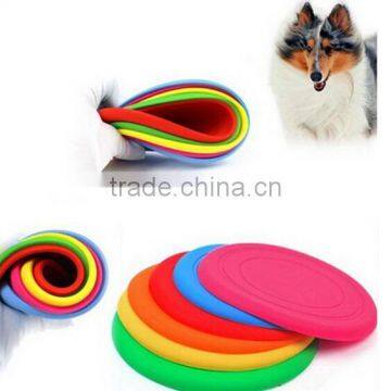 CY186 Fantastic Pet Dog Flying Disc Tooth Resistant Training Toy Play Frisbee Tide photo-2