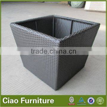 Foshan Outdoor Funrniture Pot Flower Pot With Rattan photo-2