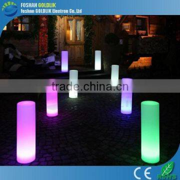 GLACS Control RGB True Color Changing LED Decoration Morden Floor Lamp Cylinder LED Lamp Pillars photo-4