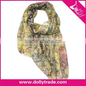 100% Polyester Fashion Women Scarf