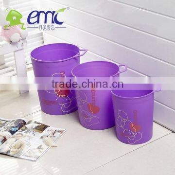 YM-0291 Plastic trash can with handle