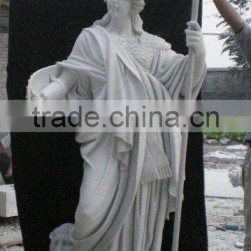 Marble Soldier Statue Sculpture