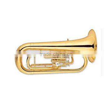 Entry Model Brass Body Bb Tone Gold Lacquer Marching Euphonium photo-2
