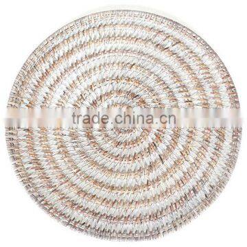 Flower Style, Wedding Round Place Mat, Handmade in Vietnam photo-4