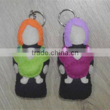 Hot sell Felt Babywearing Keyring Decoration made in China