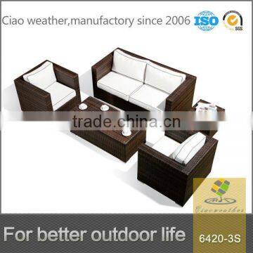 Outdoor Garden Exclusive PE Rattan Sectional Sofa Furniture for sale