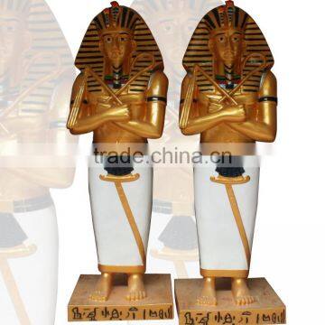 Large Outdoor Sculptures Fiberglass Pharaoh Sphinx Egyptian Statues for Sale photo-3