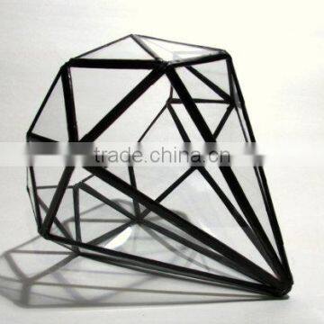 Wedding Ring Box Decorate Glass Diamond Terrarium photo-5