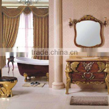 Luxury & Elegant Deaign Bathroom Cabinet,Bathroom Vanity Cabinet;Bathroom Furniture,Hand Carved Mirror Cabinet(BF08-4030)